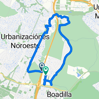 Polígono Vp Sector SUR9, Boadilla del Monte a Polígono Vp Sector SUR9, Boadilla del Monte