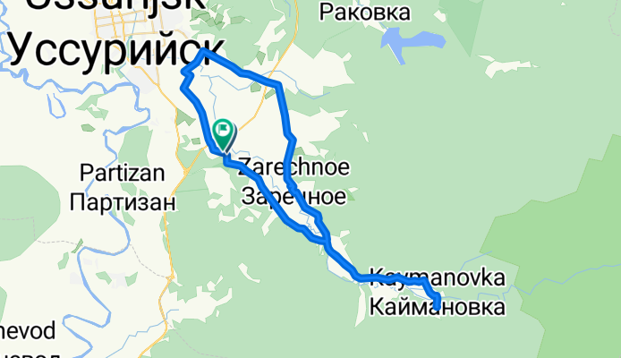 От Уссурийское шоссе до Уссурийское шоссе