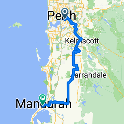 Garland St, Victoria Park to Town Ward, Halls Head