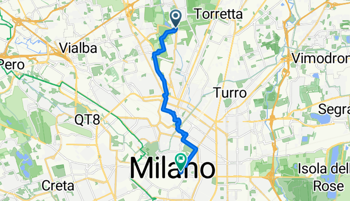 Via Aldo Moro, Милан до Piazza Fontana, Милан