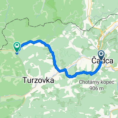 Čadca- Zákopčie- Staškov- Jelitov- Klin- Klokočov