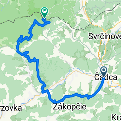 Čadca- Zákopčie- Staškov- Jelitov- Medvedia skala