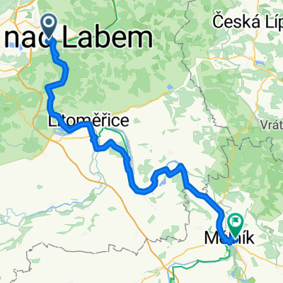 Lidické náměstí, Ústí nad Labem to Nádražní, Mělník