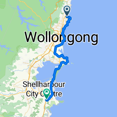 Bellambi to Shellharbour Junction Train Station