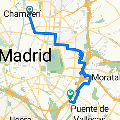 Calle de Santa Engracia, Madrid naar M-30, Madrid