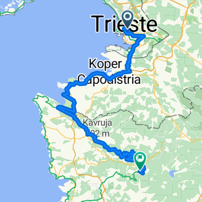 Route to Motovun