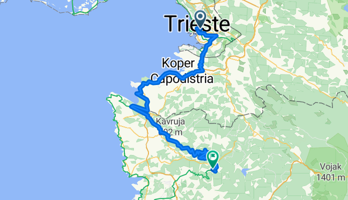 Route to Motovun
