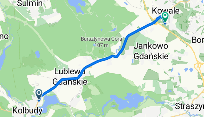 Adama Ważnego, Kolbudy до Glazurowa, Ковале