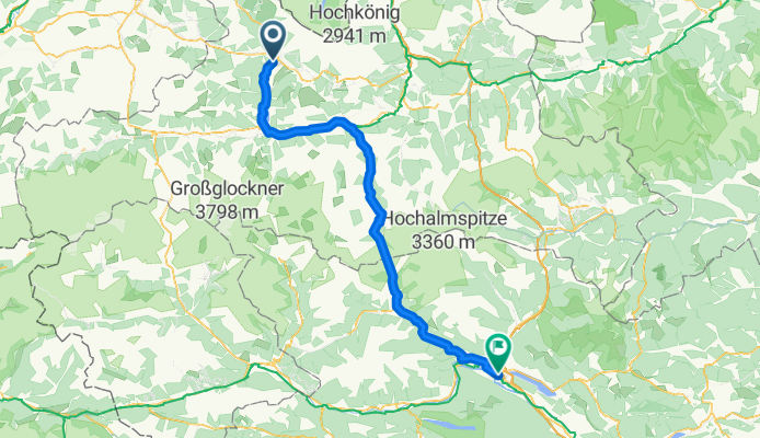 Saalfelden am Steinernen Meer - Spittal an der Drau