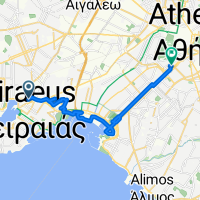Εθνικής Αντιστάσεως, Piraeus to Αναστάσιου Ζίννη, Athens