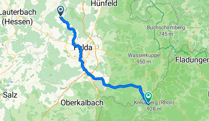 Schlitz - Bischofsheim in der Rhön