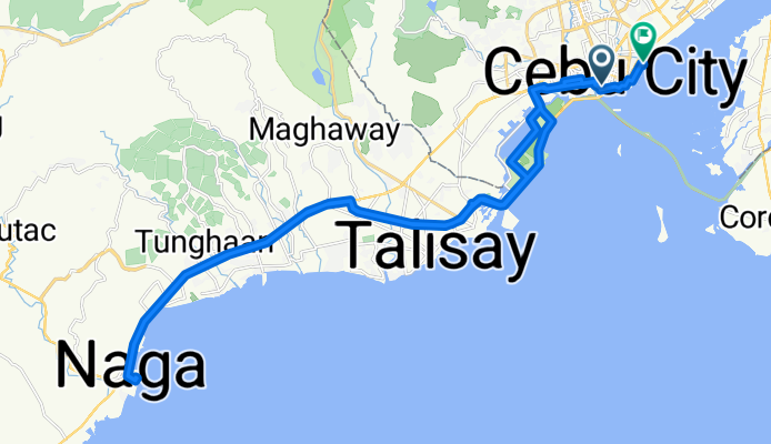 M.C. Briones Street, Cebu City to V. Sotto Street, Cebu City