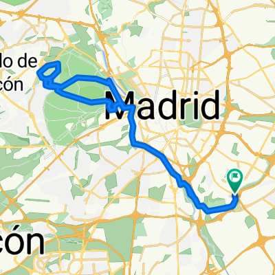 Ruta Madrid parque el Campo