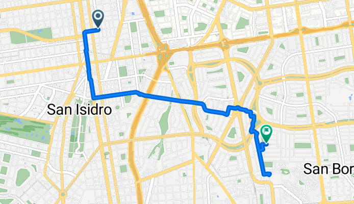 Avenida Ignacio Merino, Lima a Departamento de Lima