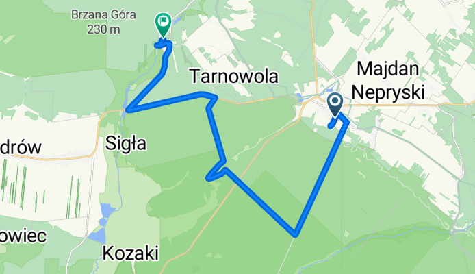 Górnicza, Józefów do Górecko Kościelne, Józefów