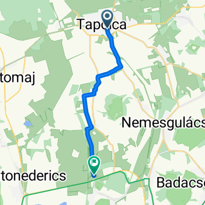 Batsányi János tér, Tapolca - 71-es főút, Szigliget