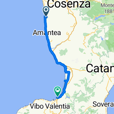 Via Risorgimento, Fiumefreddo Bruzio nach Vico I a Mare, Pizzo