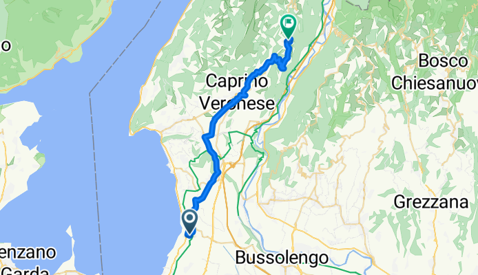 Via Monte Baldo, Lazise nach SP 8, Ferrara di Monte Baldo