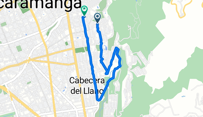 Calle 41, Bucaramanga a Calle 41, Bucaramanga