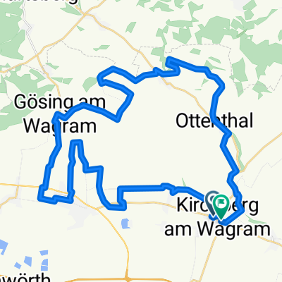 Route in Kirchberg am Wagram