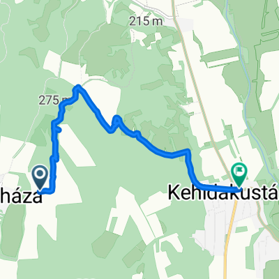 Névtelen Út to Deák Ferenc utca