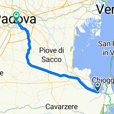 Da Via Punta Gorzone a Piazza del Santo