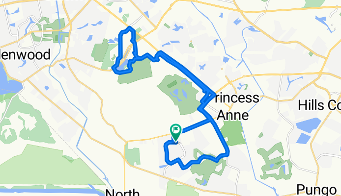 Alleghany Loop, Virginia Beach to Alleghany Loop, Virginia Beach