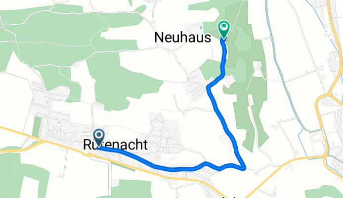 Worbstrasse, Rüfenacht BE to Holtiweg, Worb