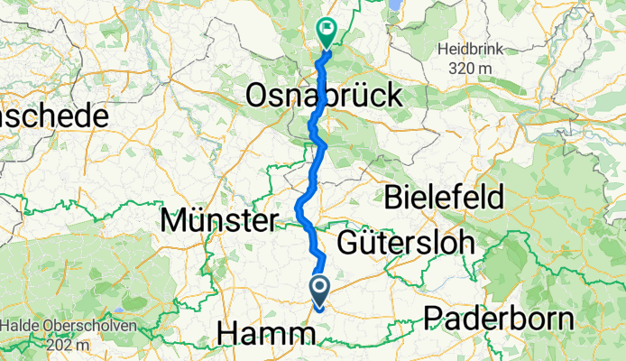 Route zu Gasthof Rothert