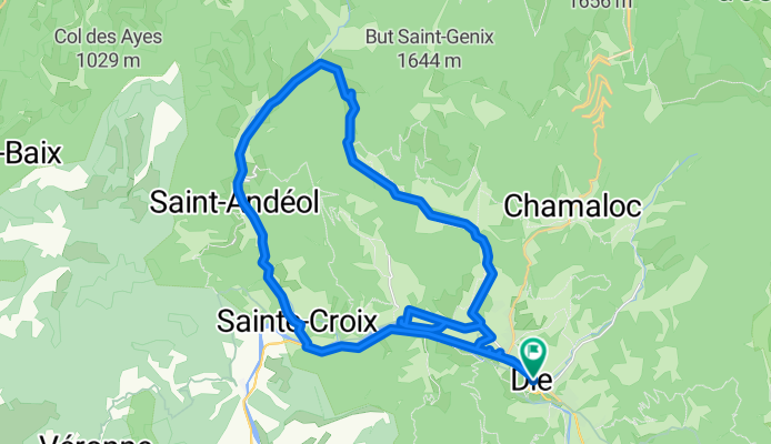 Die - Circle to St-Julien-en-Quint