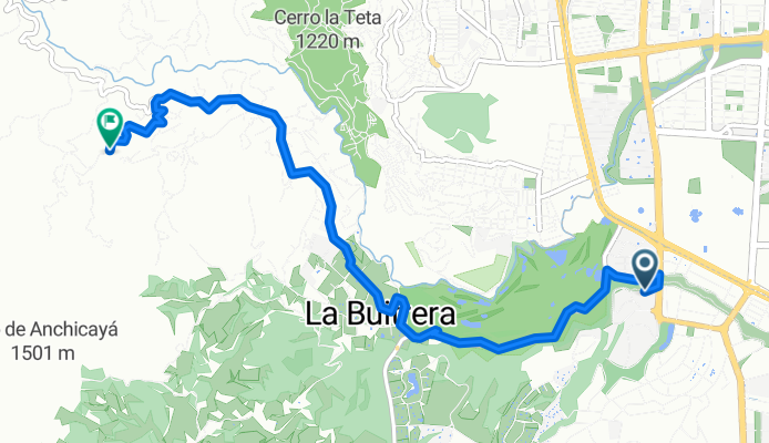 De Carrera 12B - a Via el Rosario