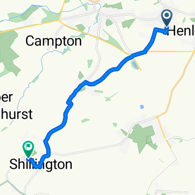 Broad Street, Shefford to Greenfields, Hitchin