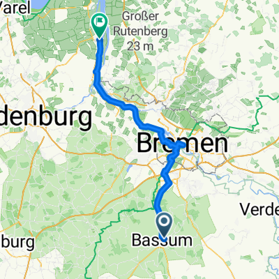 Von Bassum bis Brake (Unterweser)