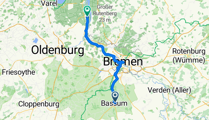 Von Bassum bis Brake (Unterweser)