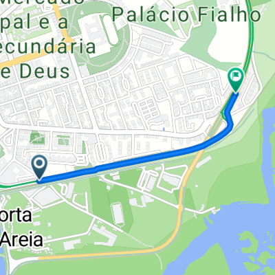 Avenida Aníbal C Guerreiro, Faro nach Estrada dos Moinhos da Palmeira, Faro