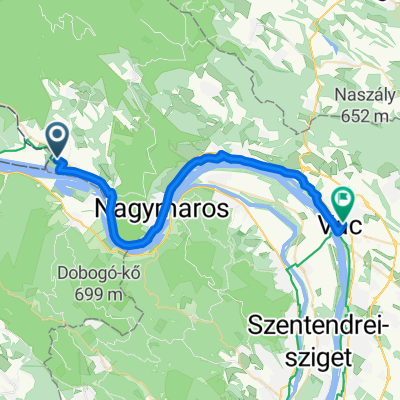 Bányatelep utca, Szob - Széchenyi utca, Vác