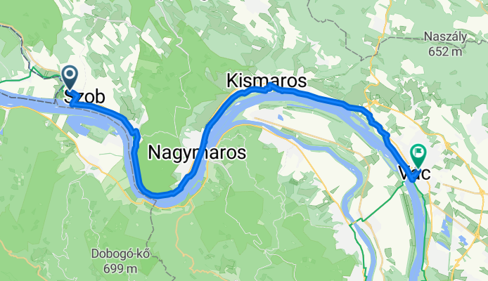 Bányatelep utca, Szob - Széchenyi utca, Vác