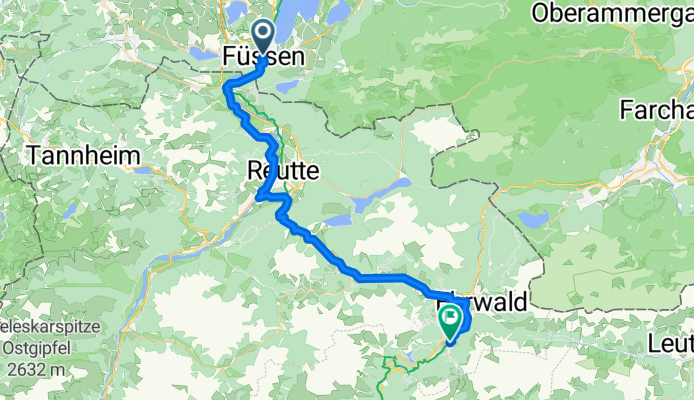 Von Füssen bis Biberwier