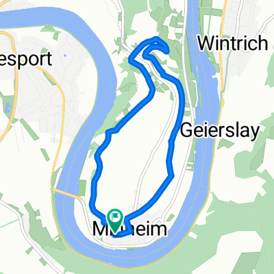 Sonneninselrundwegüber dem Moselort Minheim