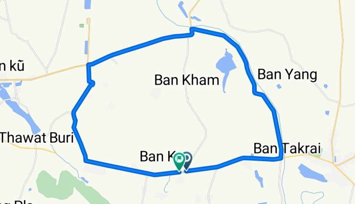Route in Amphoe Thung Khao Luang