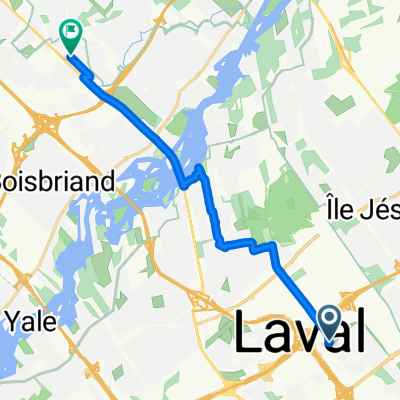 Boulevard le Corbusier, Laval to Rue Mainville, Ste-Thérèse