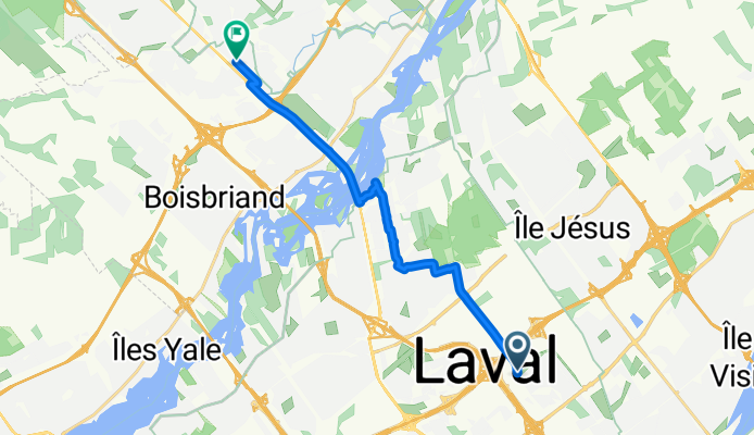 Boulevard le Corbusier, Laval to Rue Mainville, Ste-Thérèse