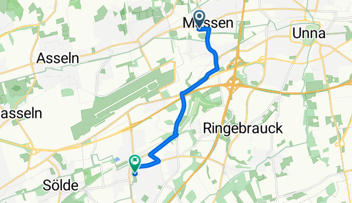 Winkelweg, Unna nach Hauptstraße, Holzwickede