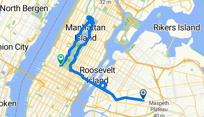 Skillman Ave, New York to W 58th St, New York