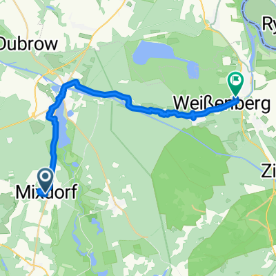 Hauptstraße, Mixdorf nach Am Finkenhain, Brieskow-Finkenheerd