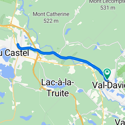 From Val-David to Sainte-Agathe-des-Monts
