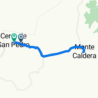 Cerro de San Pedro a Calle Bajada del Molino, Cerro de San Pedro