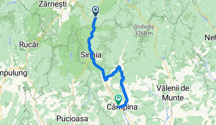 Predeal - Comarnic - Secăria - Câmpina