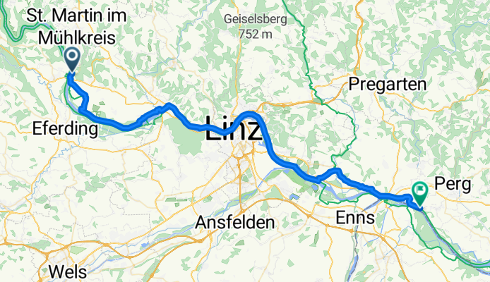 Von Feldkirchen an der Donau bis Naarn im Machlande