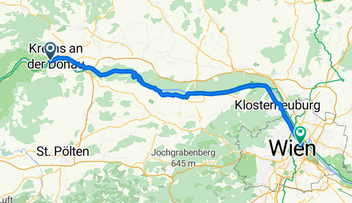 Von Krems an der Donau bis Wien